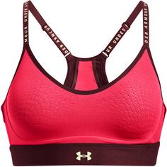 Under Armour Infinity Sport-BH Damen radio red-chestnut red-phosphor green