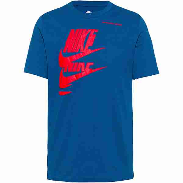 Nike NSW Sport Essentials T-Shirt Herren dark marina blue-university red