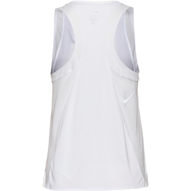 Nike Nike RACE Funktionstank Damen - white-reflective silv - 0 | SportScheck