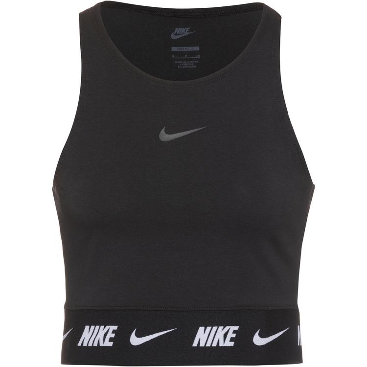 Nike Nike NSW Tape Croptop Damen - black - 0 | SportScheck
