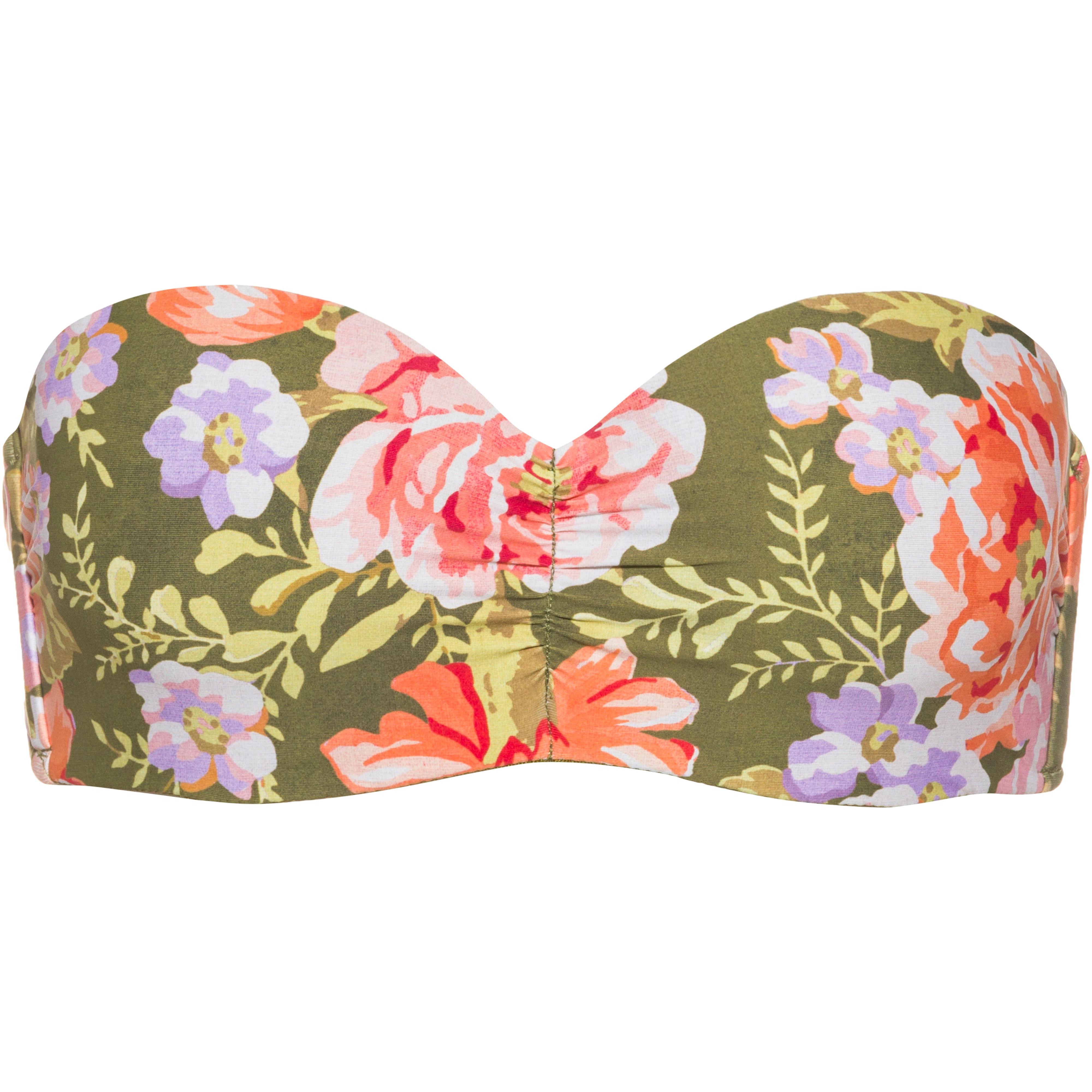 Seafolly Paradise Garden Bikini Oberteil Damen avocado