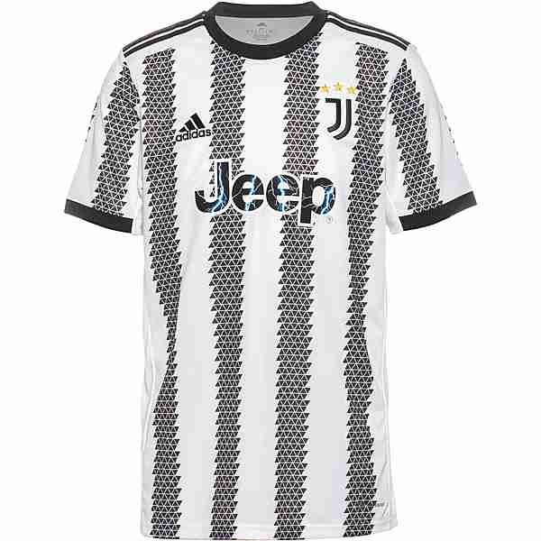 adidas Juventus Turin 22-23 Heim Fußballtrikot Herren white-black