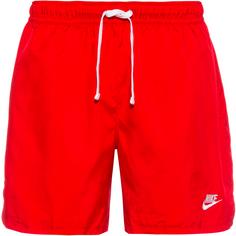Nike NSW Essentials Lined Flow Shorts Herren university red-white