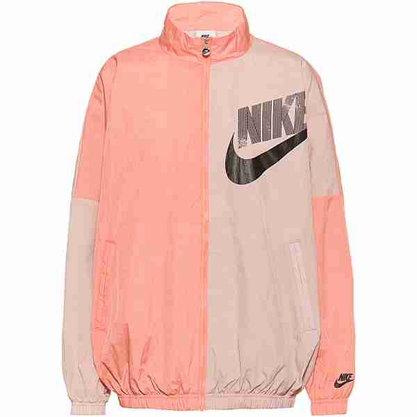 Nike NSW DNC Nylonjacke Damen crimson bliss-pink oxford