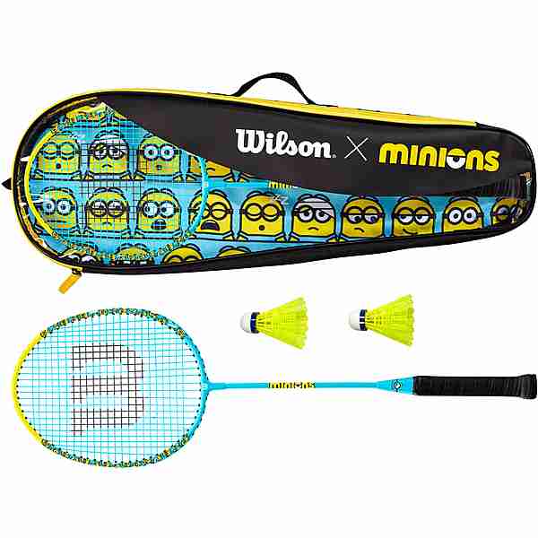 Wilson MINIONS 2.0 JR Badminton Set Kinder yellow