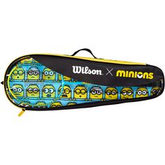 Rückansicht von Wilson MINIONS 2.0 JR Badminton Set Kinder yellow