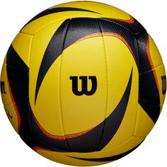 Rückansicht von Wilson AVP ARX GAME BALL OFF Volleyball gelb
