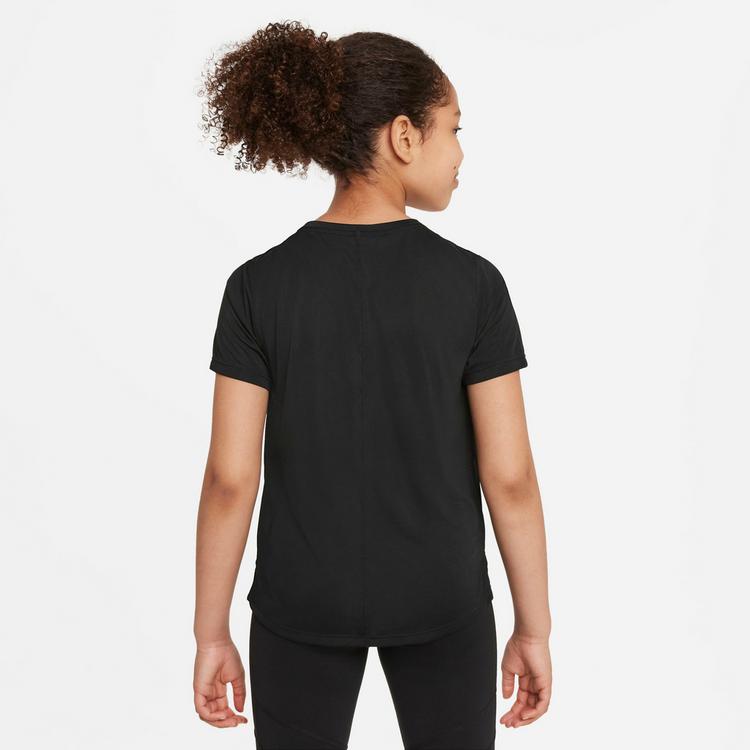 Nike Nike DRI-FIT ONE Funktionsshirt M&auml;dchen - black-white - 1 | SportScheck