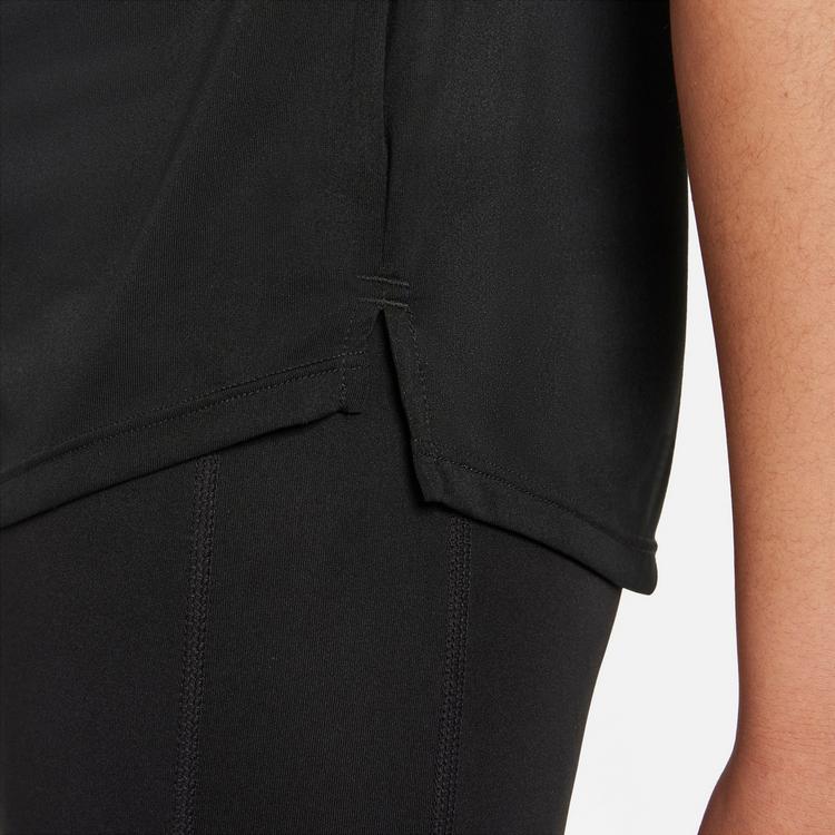 Nike Nike DRI-FIT ONE Funktionsshirt M&auml;dchen - black-white - 3 | SportScheck