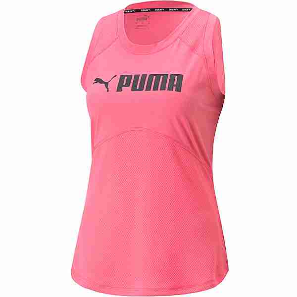 PUMA Fit Logo Funktionstank Damen sunset pink