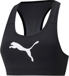 PUMA 4Keeps Graphic Sport-BH Damen black-white cat