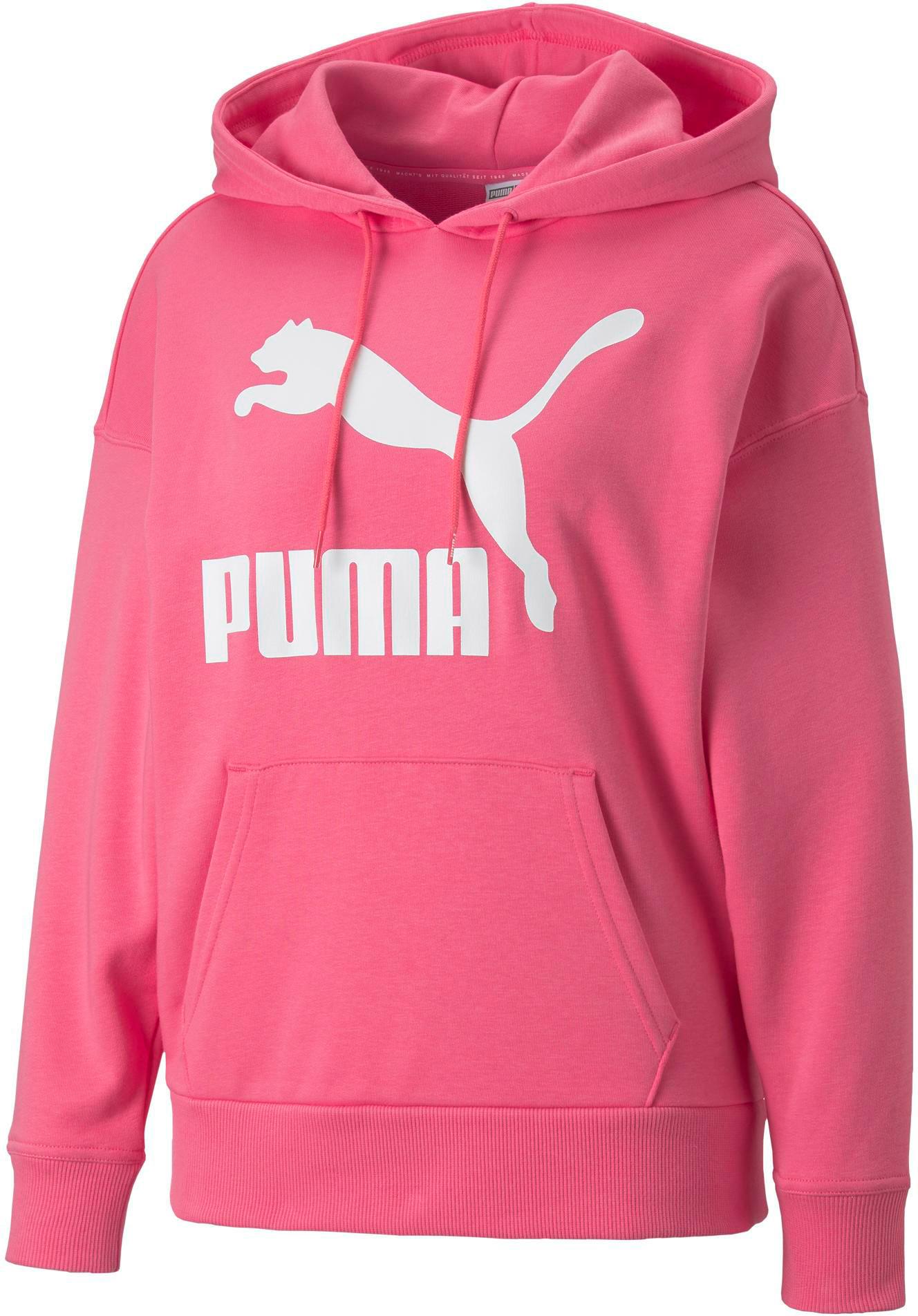 PUMA Classics Hoodie Damen sunset pink im Online Shop von SportScheck kaufen