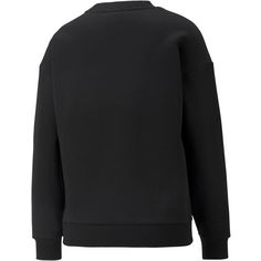 Rückansicht von PUMA Power Tape Sweatshirt Damen puma black