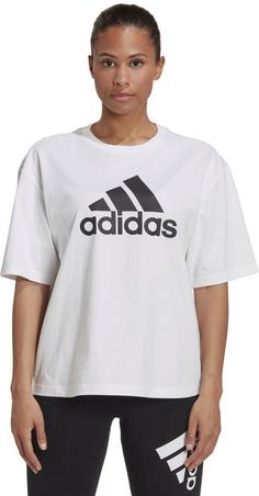 Rückansicht von adidas Badge of Sport T-Shirt Damen white