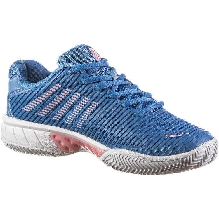 K-Swiss K-Swiss HYPERCOURT EXPRESS 2 HB Tennisschuhe Damen - silver lake blue-white-orchid pink - 0 | SportScheck