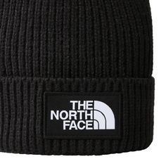 Rückansicht von The North Face BOX LOGO Beanie Kinder tnf black