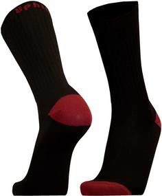 Rückansicht von UphillSport POSIO Wandersocken black