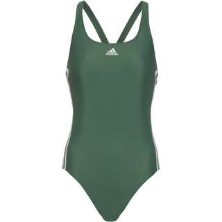 adidas SH3 RO 3-Stripes Schwimmanzug Damen green oxide-linen green
