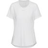 Nike Dri-FIT One Luxe Tennisshirt Damen - white-reflective silv