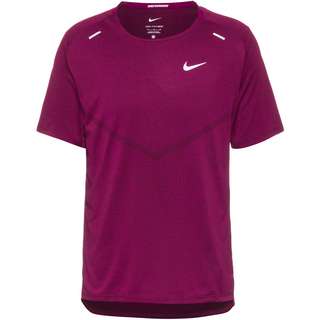Nike Techknit Funktionsshirt Herren burgundy crush-sangria-reflective silv