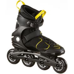 Rückansicht von K2 FIT 84 SPEED Fitness Skates Herren black-yellow