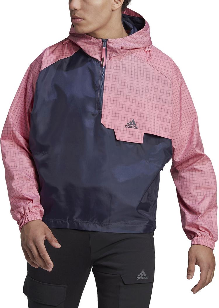 adidas adidas X-City Windbreaker Herren - bliss pink-shadow navy - 3 | SportScheck