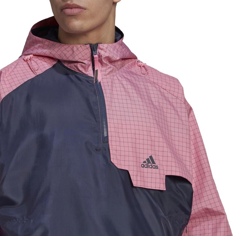 adidas adidas X-City Windbreaker Herren - bliss pink-shadow navy - 4 | SportScheck