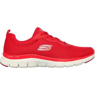 Skechers Flex Appeal 4.0 Sneaker Damen red mesh- trim