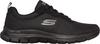 Skechers Flex Appeal 4.0 Sneaker Damen - black mesh-trim