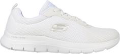 Skechers Flex Appeal 4.0 Sneaker Damen white mesh trim