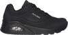 Skechers Uno Sneaker Damen - black durabuck