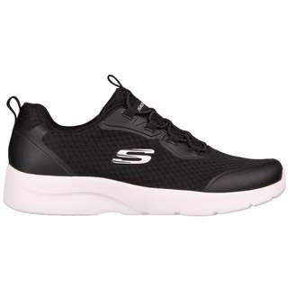 Skechers Dynamight 2.0 Sneaker Damen black mesh-white trim