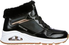 Skechers UNO Sneaker Kinder black-rose gold