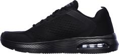 Rückansicht von Skechers Dyna Air Sneaker Herren black mesh-synthetic-black trim