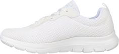 Rückansicht von Skechers Flex Appeal 4.0 Sneaker Damen white mesh trim