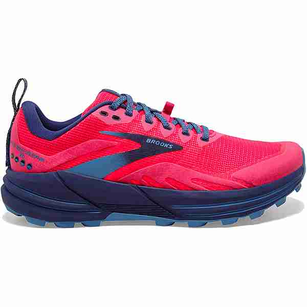 Brooks Cascadia 16 Trailrunning Schuhe Damen pink-flambe-cobalt
