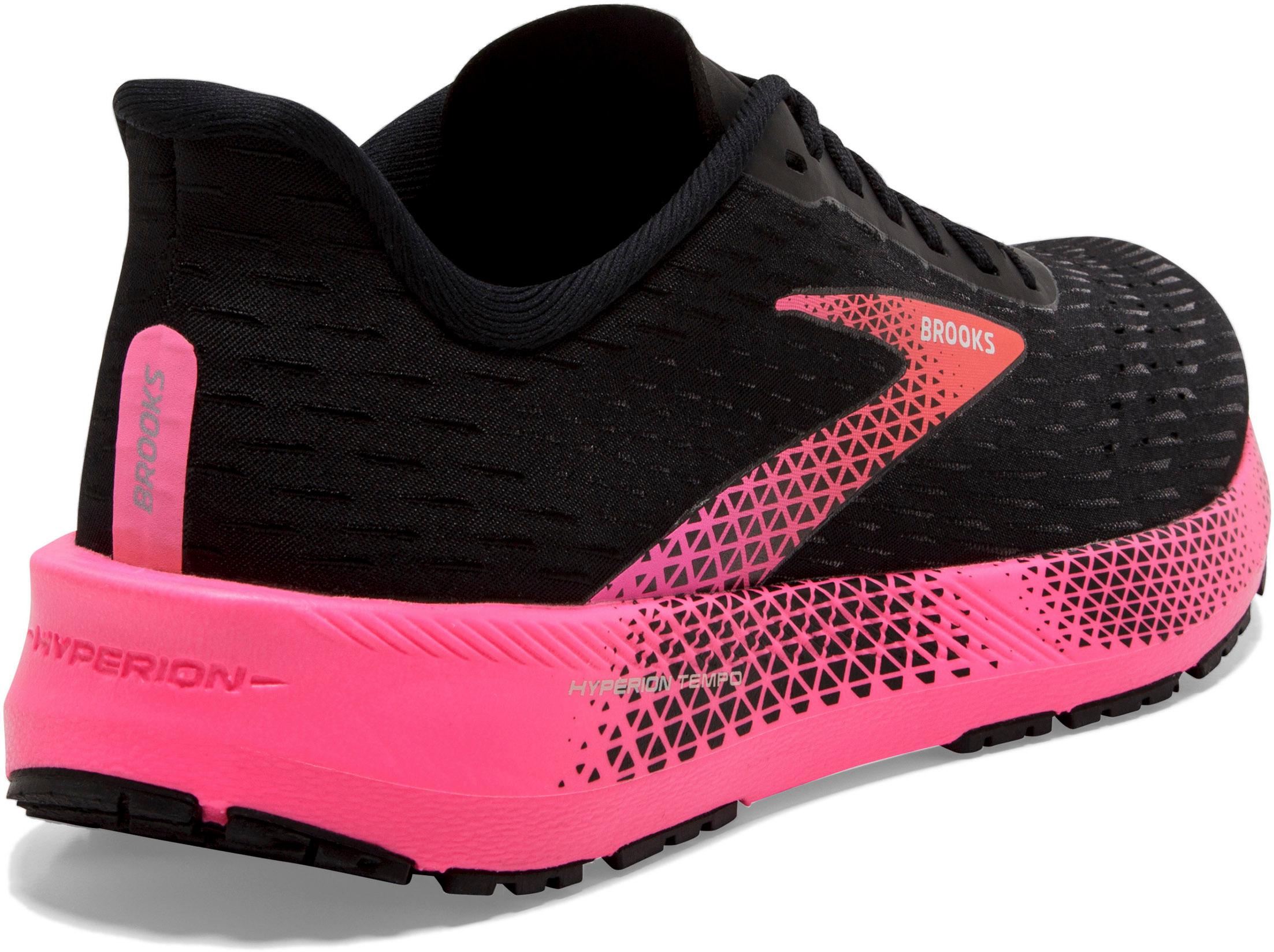 Hot pink brooks deals running shoes