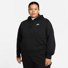 Rückansicht von Nike NSW CLUB Hoodie Damen black-white