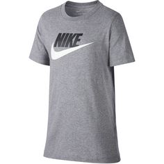 Nike NSW FUTURA ICON T-Shirt Kinder carbon heather-white