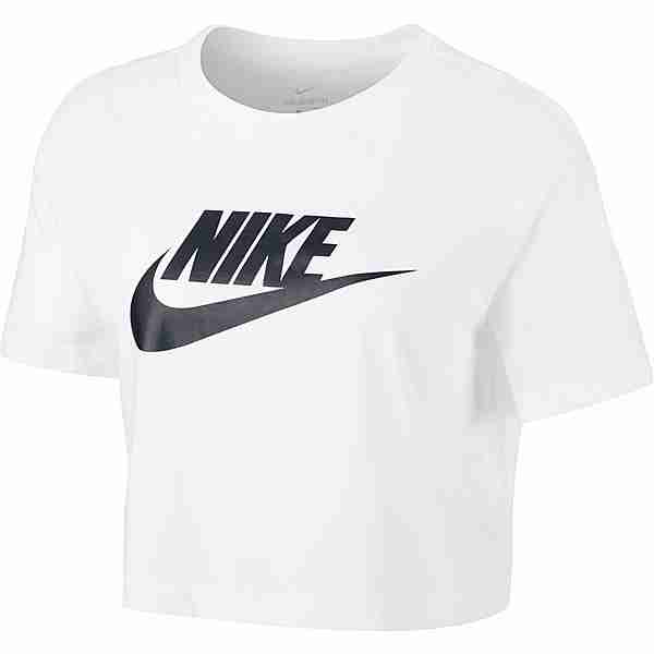 Nike NSW Essential Croptop Damen white-black