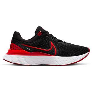 Nike REACT INFINITY RUN FK 3 Laufschuhe Damen black-bright crimson-university red