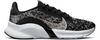 Nike SuperRep Go 3 Flyknit "Next Nature" Fitnessschuhe Damen - black-metallic silver-white