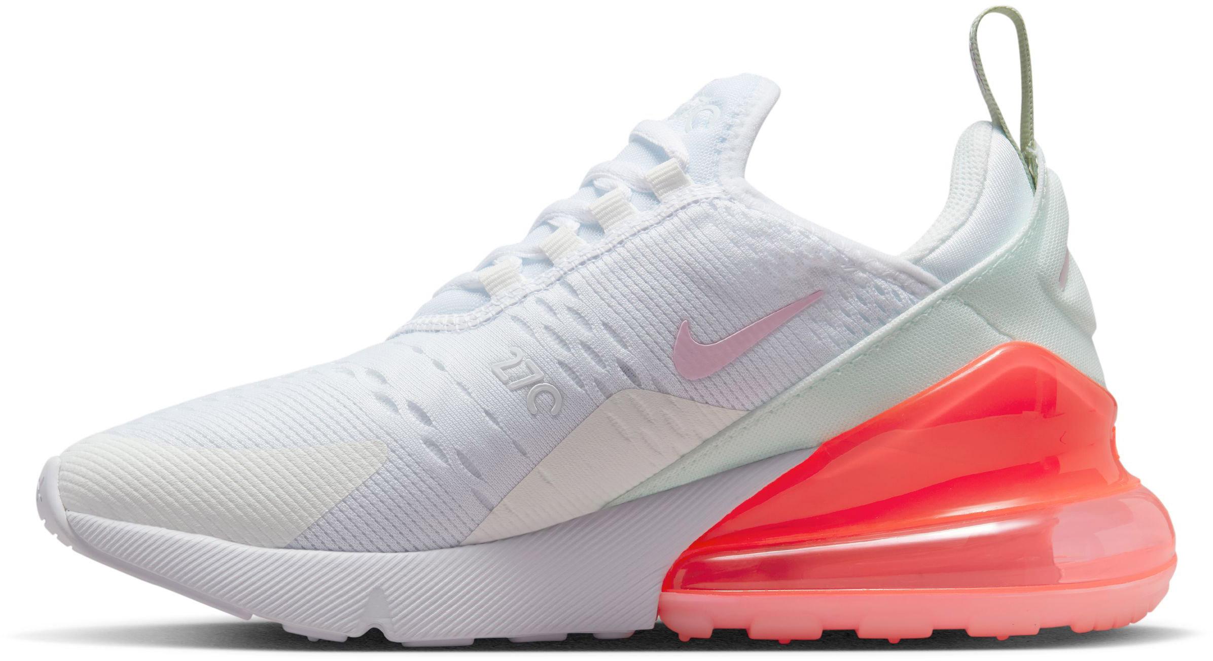 nike 270 neon pink