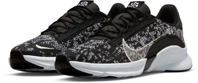 Nike Nike SuperRep Go 3 Flyknit "Next Nature" Fitnessschuhe Damen - black-metallic silver-white - 3 | SportScheck