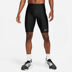 Rückansicht von Nike Fast Lauftights Herren black-reflective silv