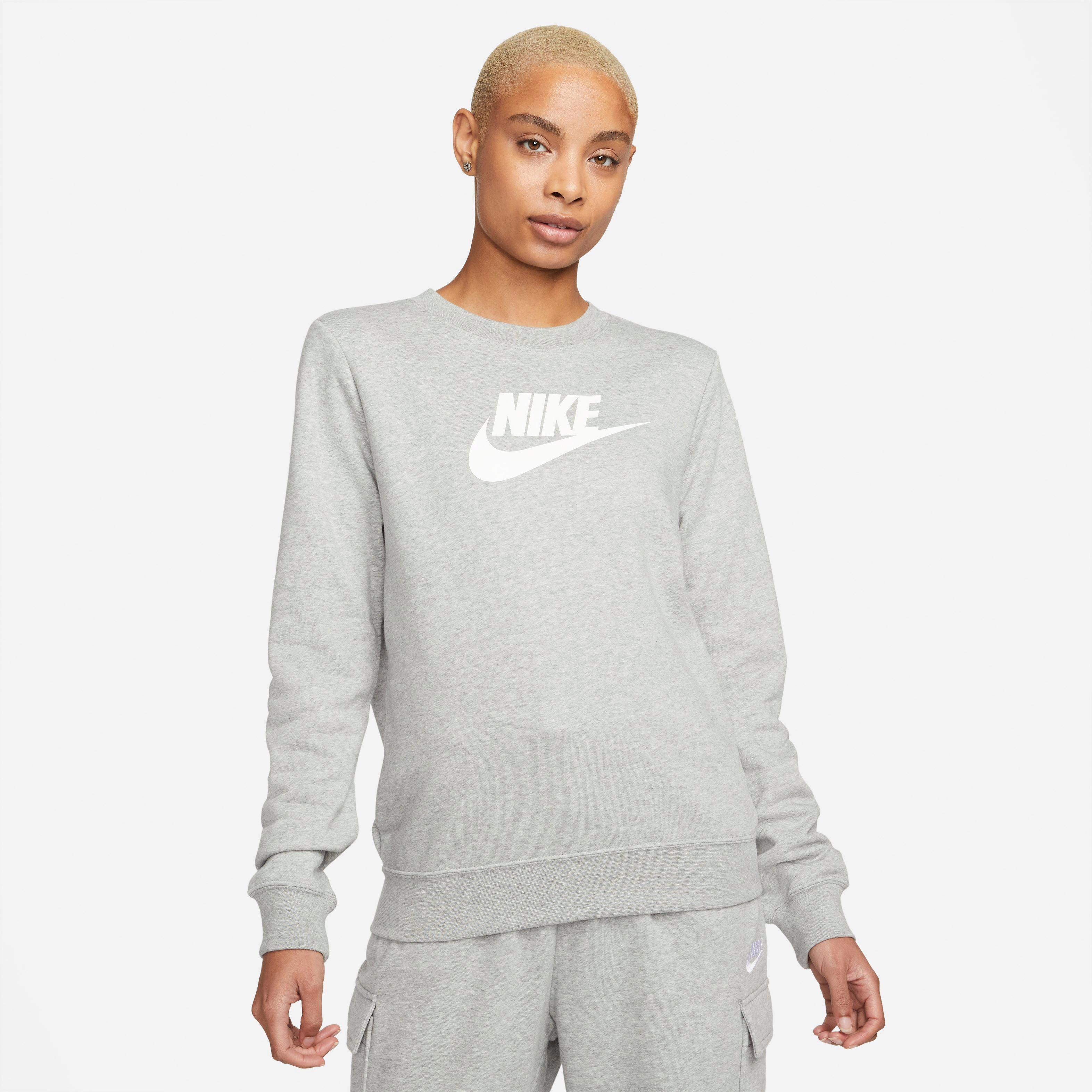 SportScheck kaufen CLUB von Sweatshirt NSW Online Damen heather-white grey Shop dk Nike im