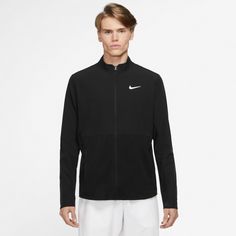 Rückansicht von Nike COURT ADVANTAGE Trainingsjacke Herren black-white