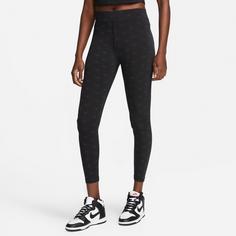 Rückansicht von Nike NSW Air Leggings Damen black-white