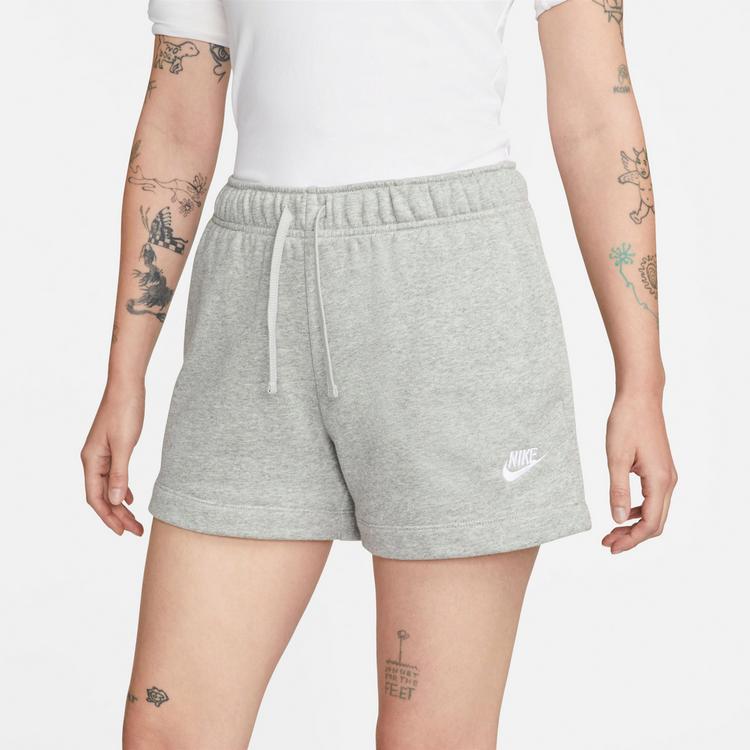 Nike Nike NSW CLUB Sweatshorts Damen - dk grey heather-white - 1 | SportScheck