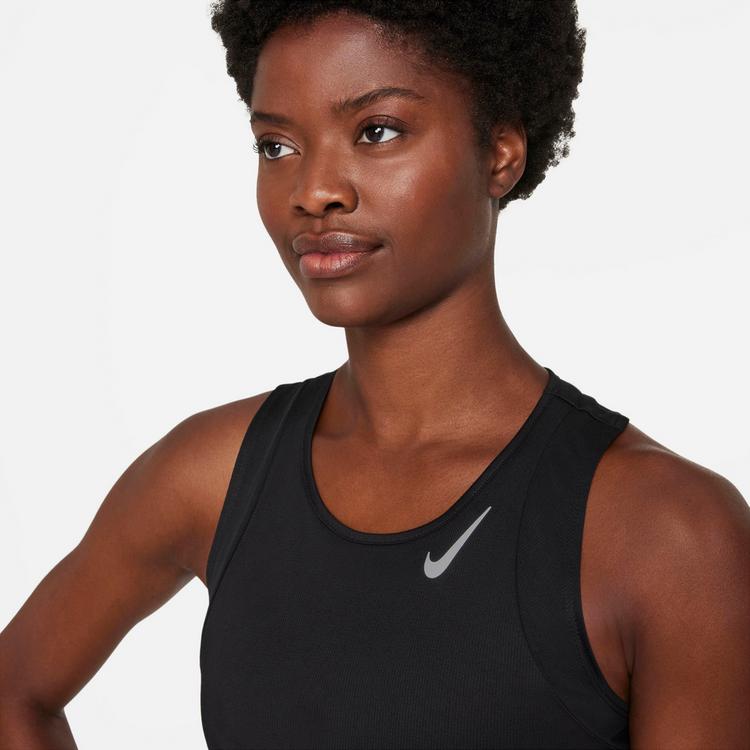 Nike Nike DRI-FIT RACE Croptop Damen - black-reflective silv - 2 | SportScheck